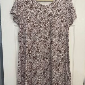 Lands' End short cotton nightgown size XL